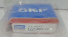 1 NEW SKF 6009-2RS1/C3 45X75X16 RADIAL DEEP GROOVE BALL BEARING NIB MAKE OFFER 