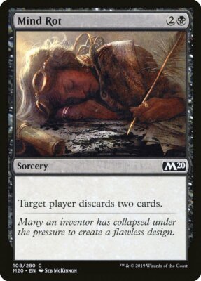 Magic MTG Tradingcard Core Set 2020 Mind Rot 108/280