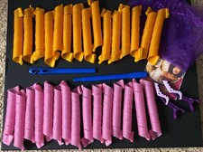 30pcs Magic Long Hair Curlers Curl Spiral Ringlets Leverage Curlers 48cm / 19"