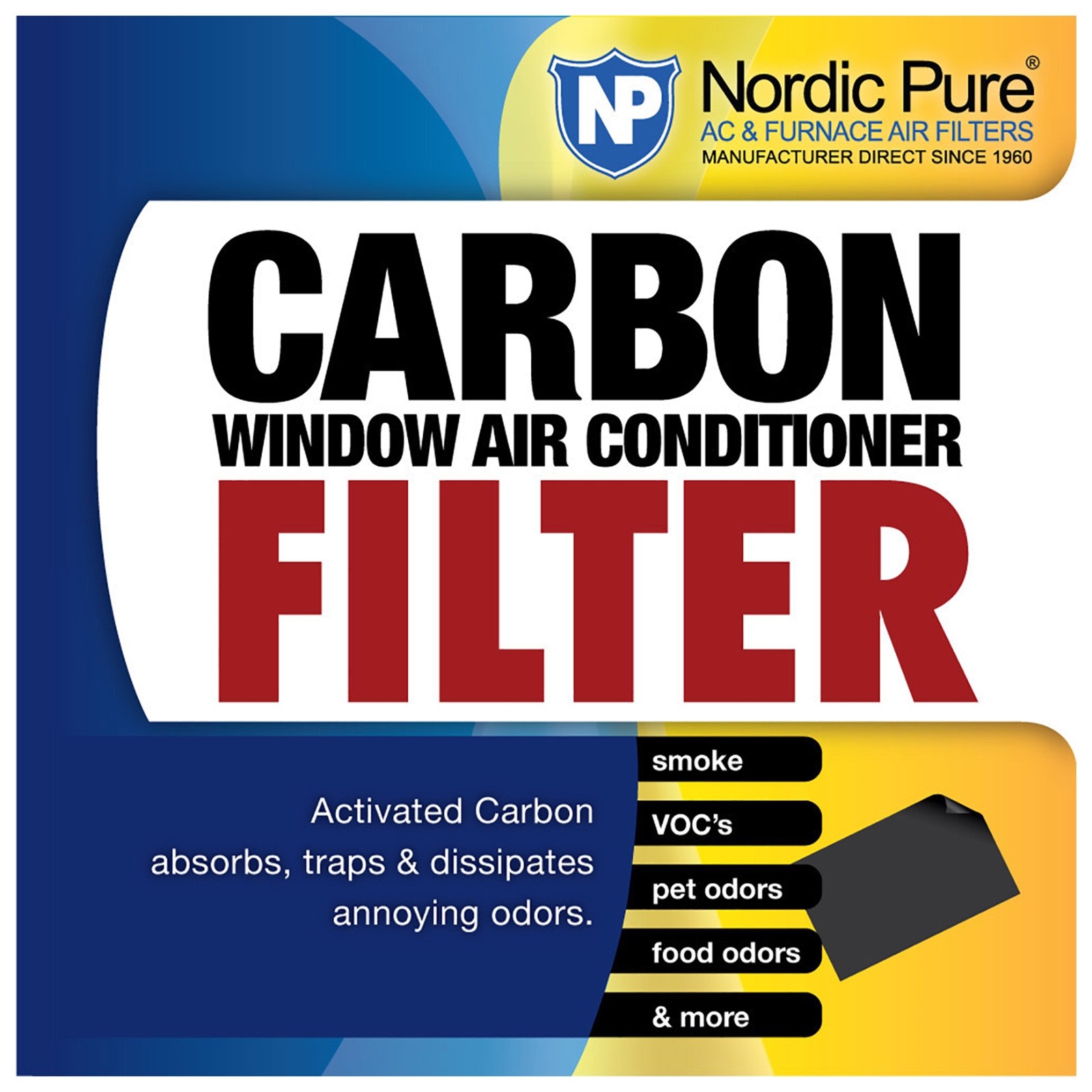 Window Air Conditioner AC Vent Filter Carbon Fiber Sheet Cut To Fit RV |  eBay