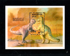Maldives #1743 Mnh Sheet Dinosaurs Iguanodon Allosaurus Nice Price