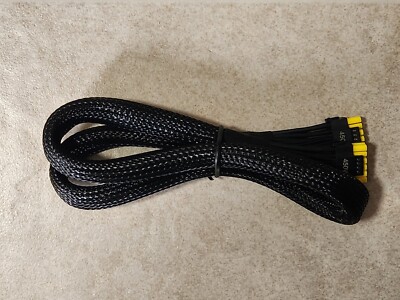 MSI PCIe 16 PIN FEMALE TO PCIe 16 PIN FEMALE 450 WATT POWER CONNECTOR CABLE NEW!