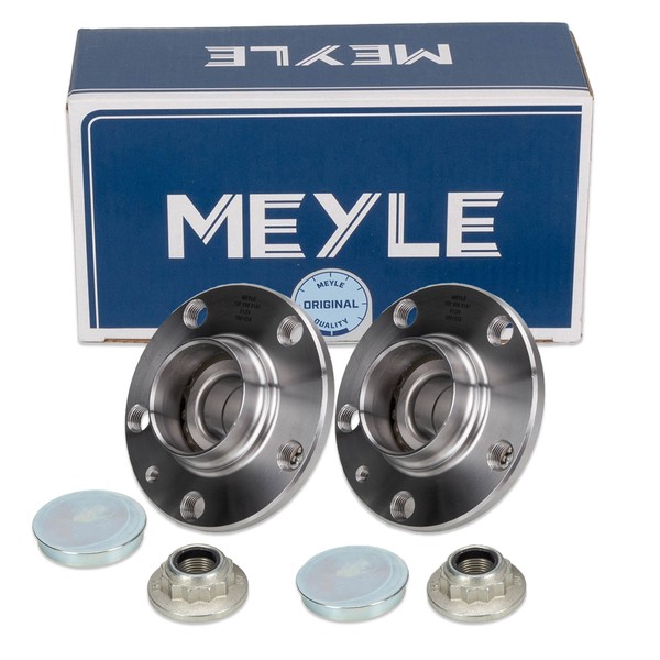 2X Meyle Radnabe FüR VW Golf 4 Bora A3 8L Leon 1M Octavia 1 2 Hinten 1J0598477-image