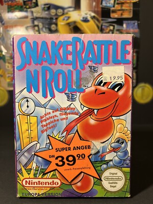 NINTENDO NES || SNAKE RATTLE N ROLL IN OVP || GARANTIE & BLITZVERSAND ||