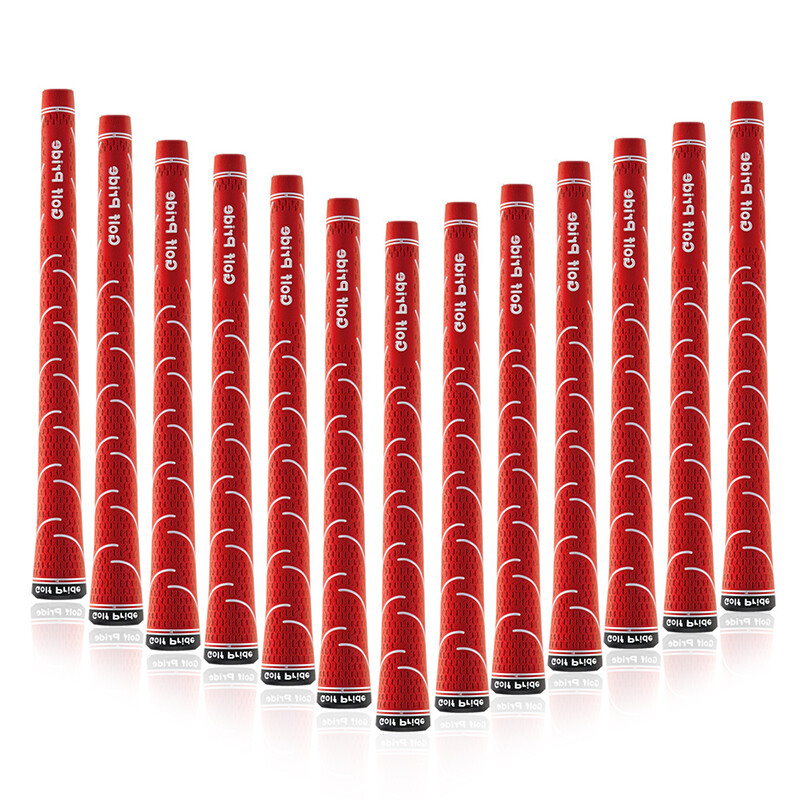 Red Golf Pride VDR Golf Club Grips Undersize Core 580'' Round LOT OF