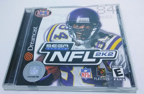 NFL 2K2 - Sega Dreamcast, 2001 - Complete