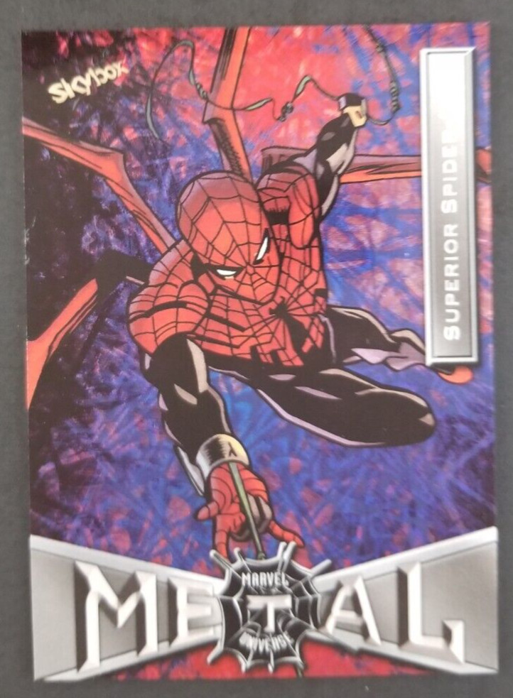 Superior Spiderman 2021 Skybox Metal Grandiose Marvel Card #88 (NM)