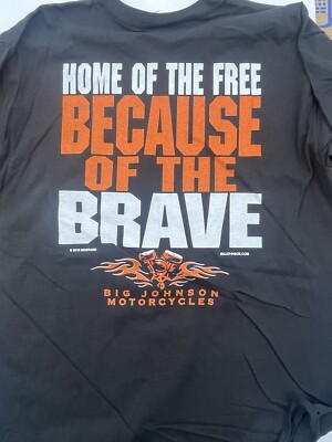 Big Johnsons Motorcycles T-Shirt, New Size Large