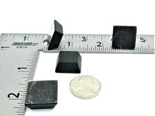 3/4" Sq  Rubber Bumpers  5/16" Tall with 3M Adhesive Back Various Package Sizes