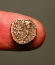 K18-45   KUSHAN,   Vima Takto ("Soter Megas"). Circa AD 80-100.    small Æ