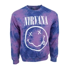 NIRVANA UNISEX TIE DYE PULLOVER 