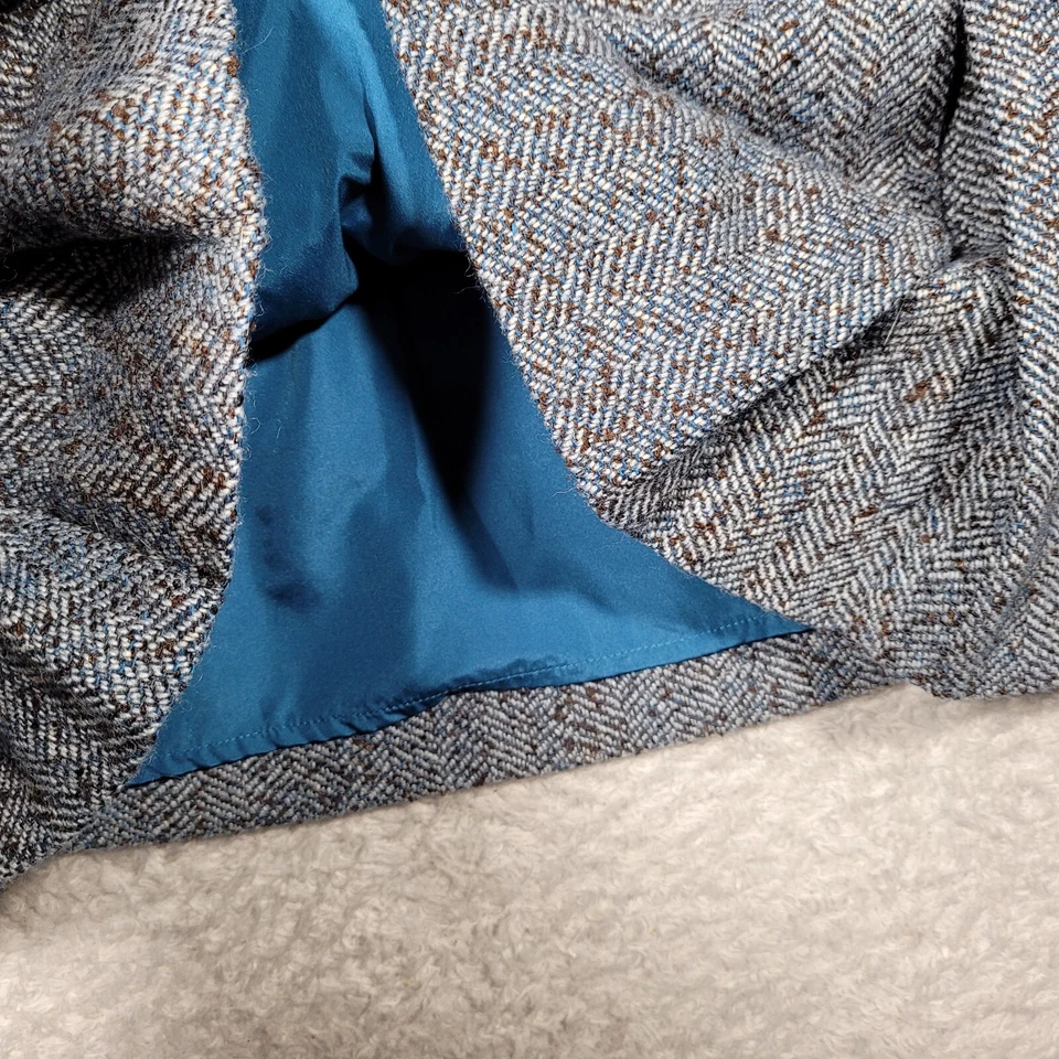 Falda Kate Hill para mujer 4 gris verde azulado tejido mezcla de lana forrada Foto 2 de 4