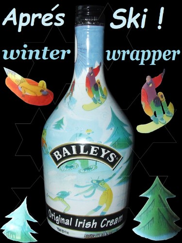 BAILEYS Irish Cream Liqueur EMPTY Collectible Bottle APRÈS-SKI Winter Design - Picture 1 of 12