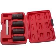 Twist Socket Set Wheel Locking Lug Nut Remover Extractor Tool for 1/2 Inch Drive