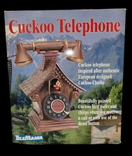 Vintage Telemania Cuckoo Telephone NOS NIB