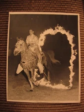 Daryan #5446 Champion Arabian Show Horse & Donna West up Fire Act Original Photo