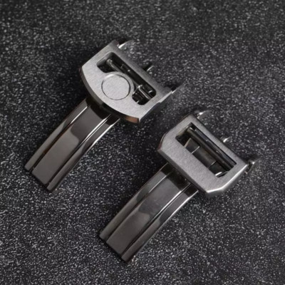 18mm compatible IWC Stainless Steel Deployment Buckle Clasp for Watch Strap