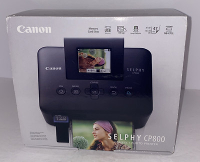 Canon SELPHY CP800 4350B001 Wireless Color Photo Printer Black NOB