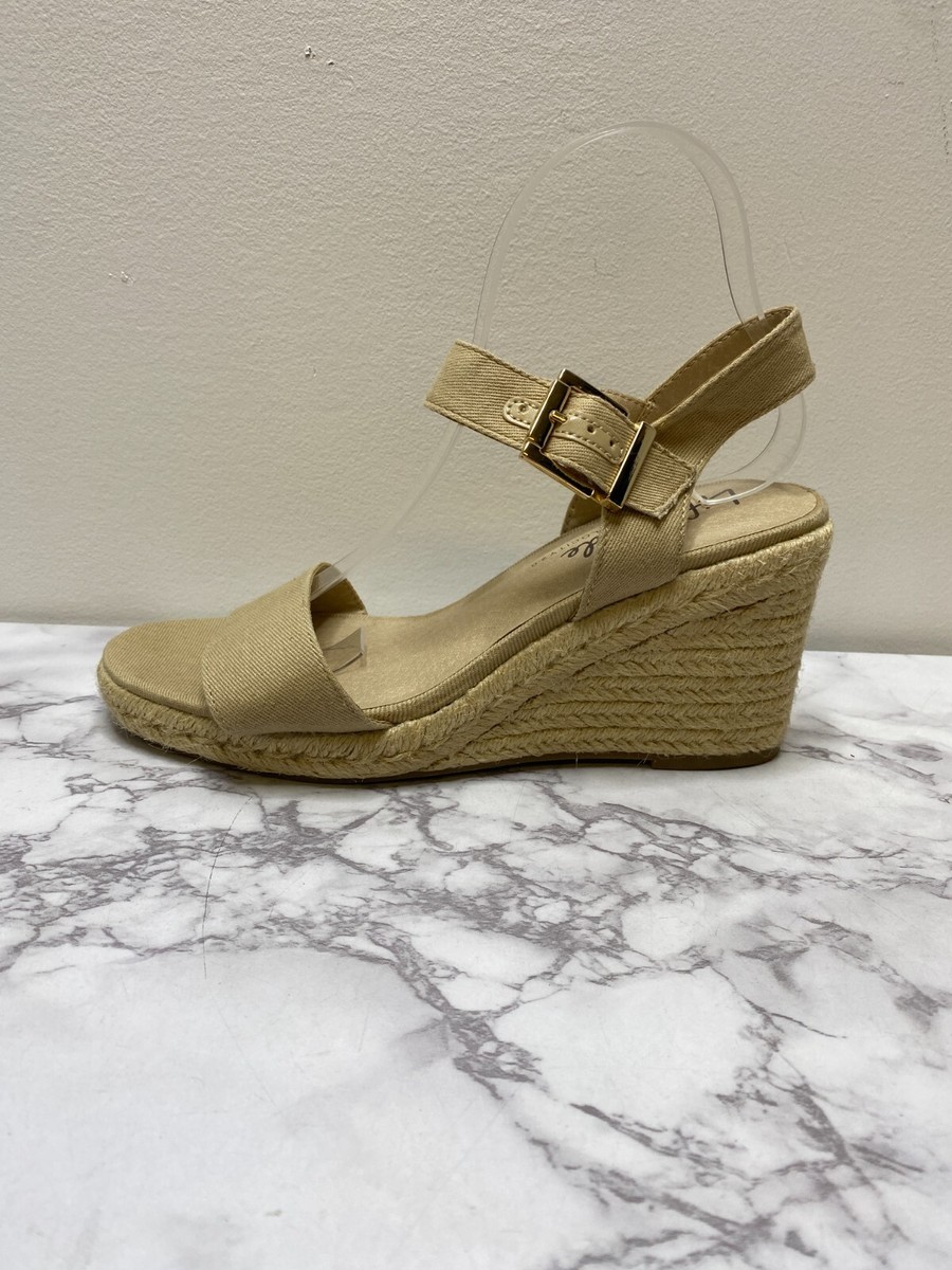 Life Stride Women\'s 11 tango Nude Espadrille Wedge LIFESTRIDE Tango 2 Womens Wedge Sandals COLOR TAUPE SIZE 11M  main image 2