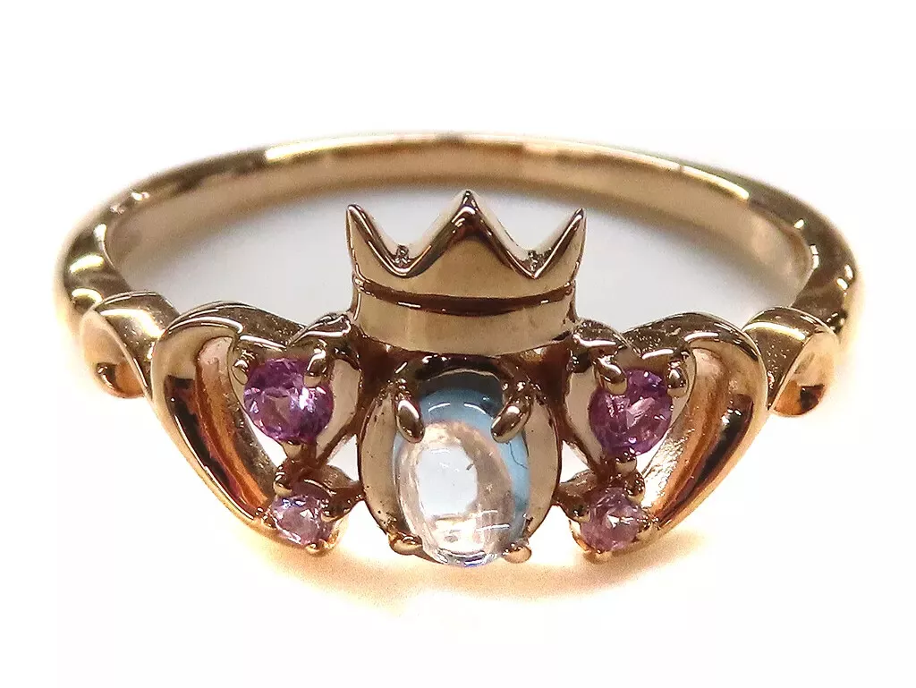 Princess Peach Super Mario Silverware Ring by Samantha Jewelry No 13