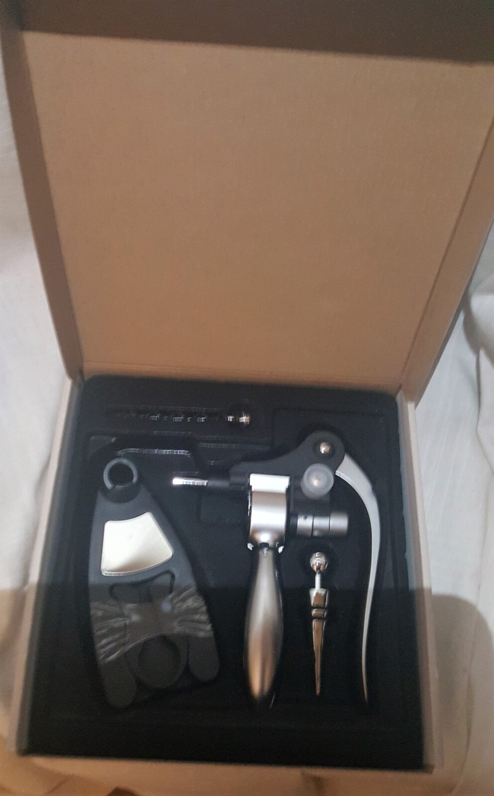 Trudeau Easy Lift Wine Bottle Corkscrew Opener 5 Piece Set eBay