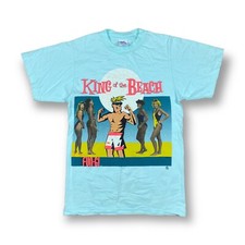 Vintage 80s King Of The Beach Fun Gi Surf T-Shirt Men’s Size Small Made in USA
