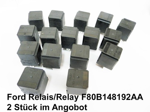 F80B14B192AA 2 Stück FORD Schalt-Relais/Relay Focus-Mondeo-Windstar A3 USA