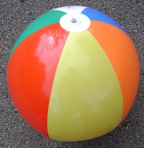 5 beach balls