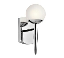 Image of Jasper 1 Light Bathroom Wall Light Polished Chrome IP44, G9. 28B