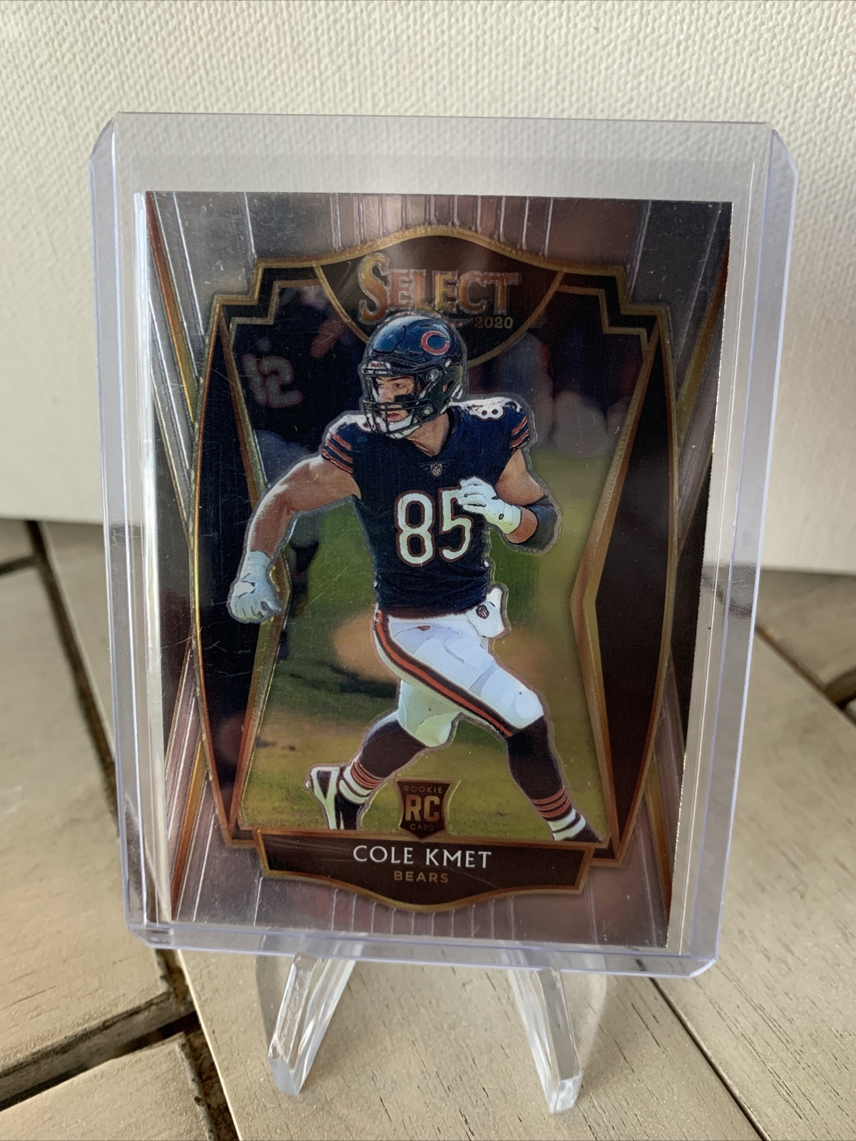 2020 Panini Select Cole Kmet RC Premier Level #174 Chicago Bears