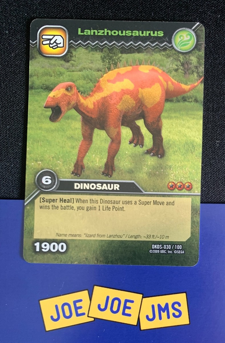 Dinosaur King Lanzhousaurus Card