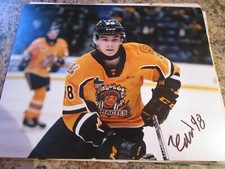 Xavier Bourgault SIGNED 8X10 MATTE PHOTO SHAWINIGAN CATARACTES (D)