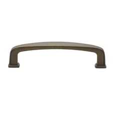 GlideRite 3-3/4" CC Deco Cabinet Hardware Drawer Pull Antique Brass - 81092-AB-1