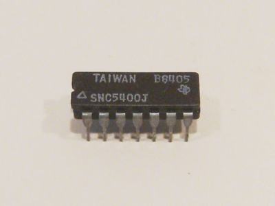 2x  SNC5400J  NAND Gate, TTL/H/L Series, 4-Func, 2-Input, TTL CDIP14  Tex.Instr.