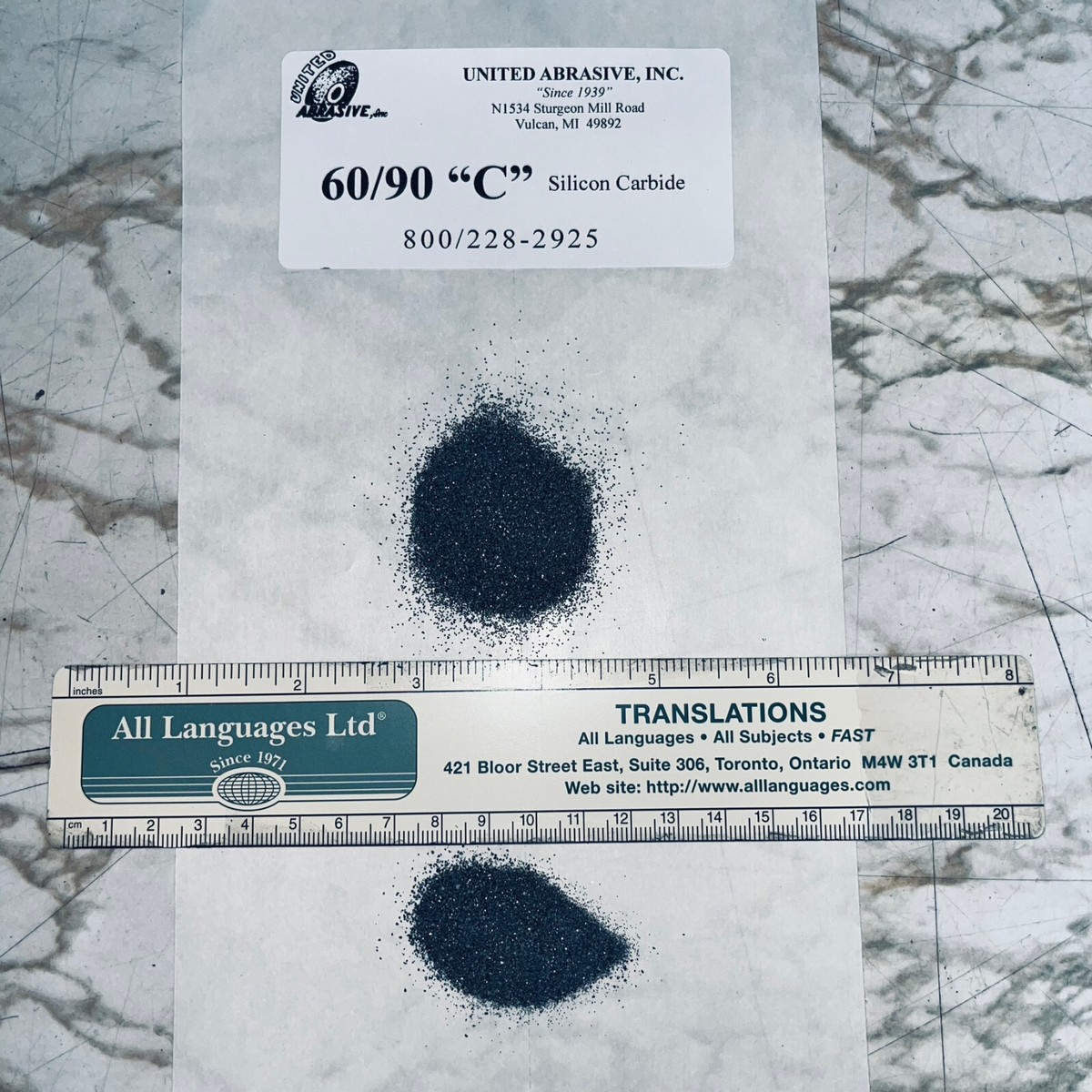 Silicon Carbide Abrasive Grit - 4 Lb, 46/70 Coarse Mesh For Rock Tumbling