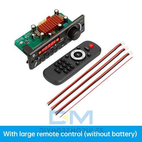 Amplificador 200W Bluetooth Audio Decodificador Placa Estéreo Radio FM Reproductor de Música - Imagen 23 de 23