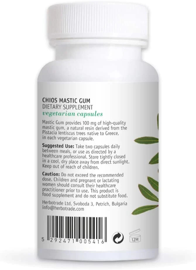 TELIAOILS CHIOS MASTIC GUM CAPSULES 1000mg | Non-GMO & Gluten-free