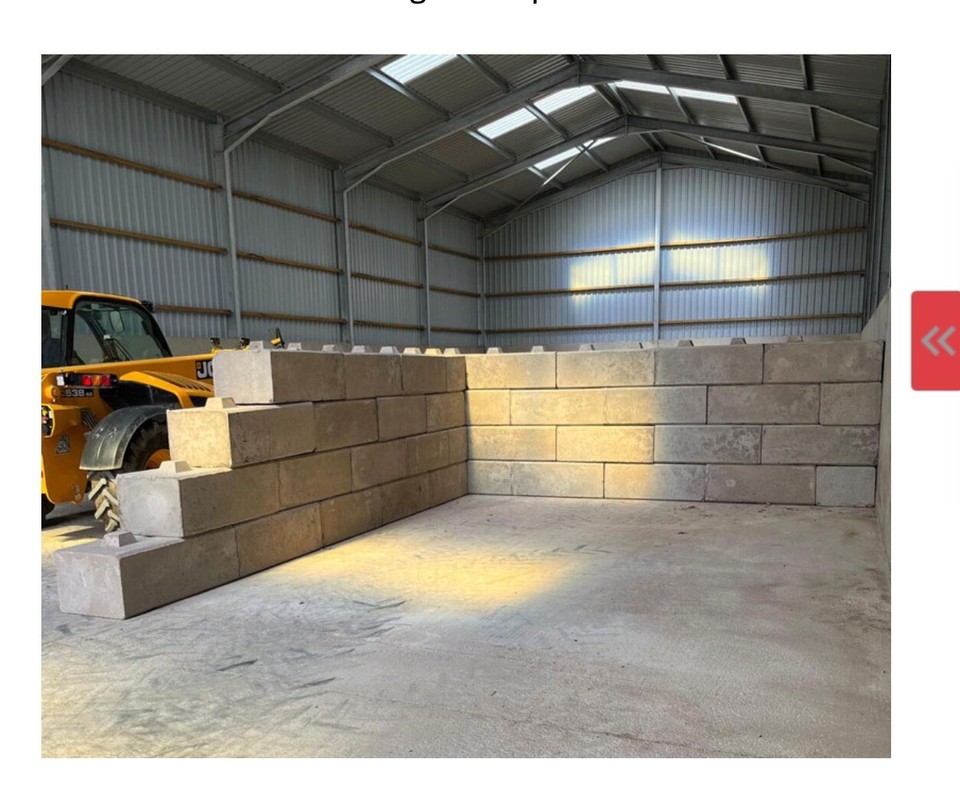 Concrete Interlocking Lego Kelly Kentledge Blocks Retaining Wall NEW ...