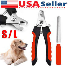 Pet Dog Cat Stainless Steel Professional Nail Toe Trimmer Clipper Grooming Tool