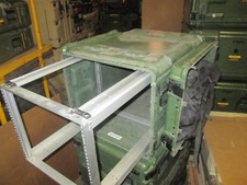 Rackmount 09U x24 Slide Out General Dynamics Composite Shock Mount Rack Case B