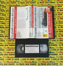 VHS film L'EREDITA'DI UN MONDO SOMMERSO Jacques Cousteau grande mare(F40) no dvd