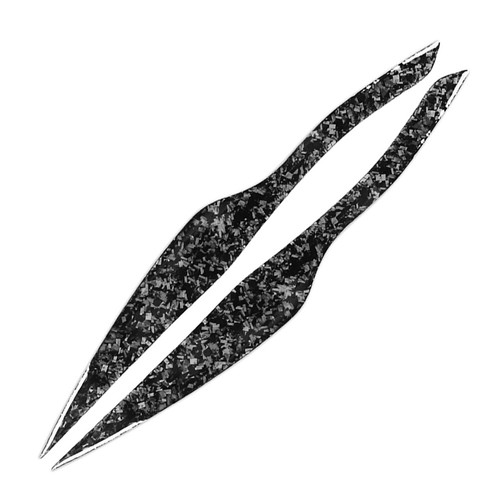 Headlight Eyebrow Eyelid Cover Trim Car For BMW 3 Series E90 E91 2005-2012 Pair - Picture 4 of 9