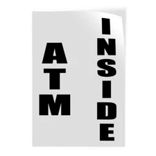 Door Decals Vertical Vinyl Stickers Multiple Sizes Atm Inside Industrial Vinyl