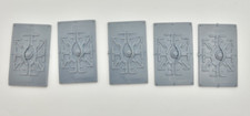 Warhammer Tabletop BITZ BITS Chaos: 5x PANZERPLATTEN - Klein - für z.B. Rhino