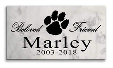 Personalized Dog Memorial Stone    Beloved Friend  Tribute with Name  Years  S