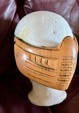 Media máscara facial Mortal Kombat Cosplay Escorpión accesorios de Halloween