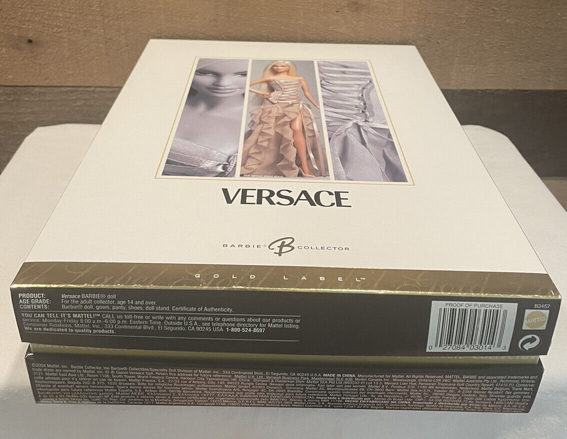 Mattel Barbie Doll 2004 - Versace Gold Label Collector Mattel Barbie Doll 2004 - Versace Gold Label Collector