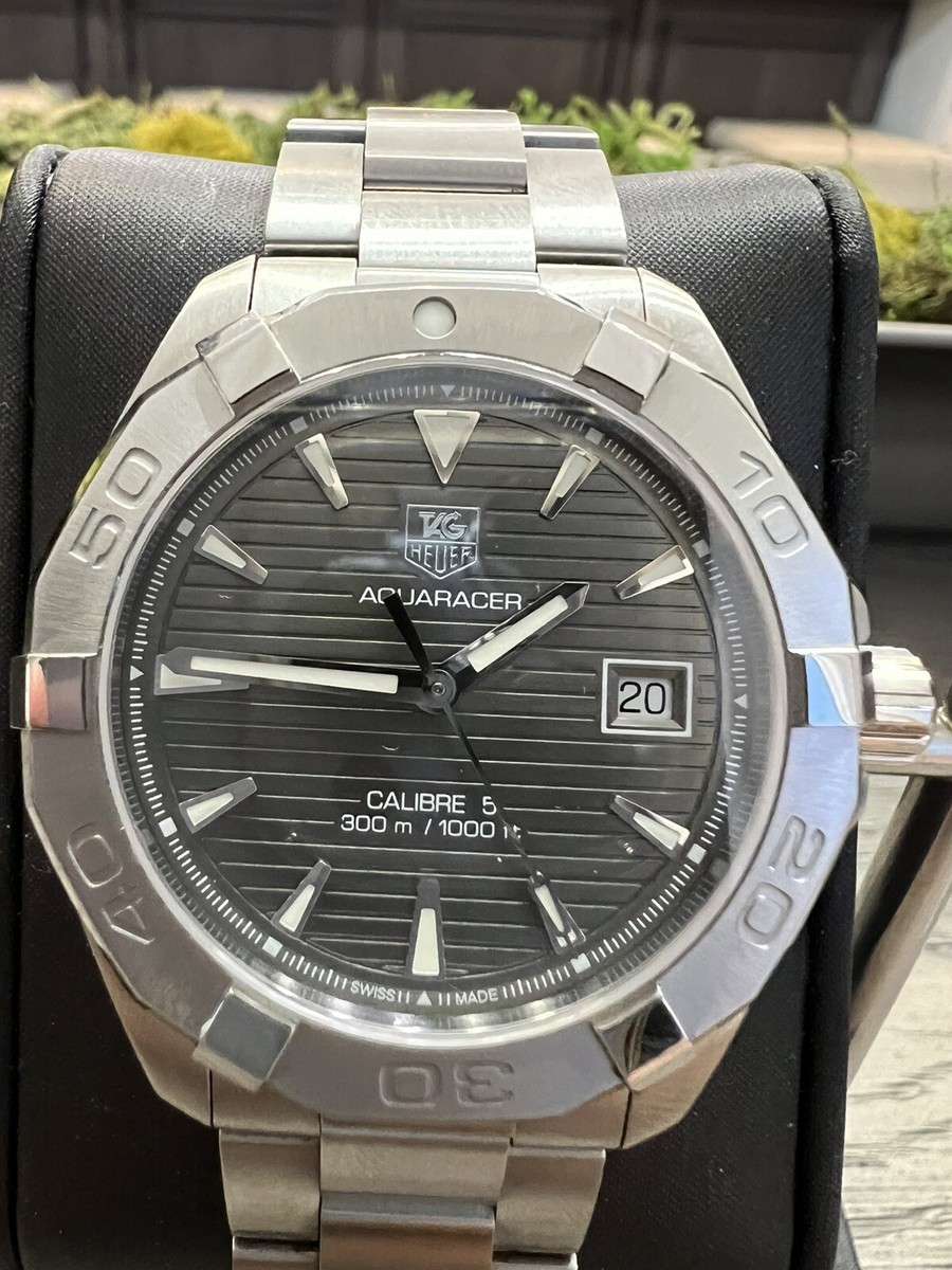 TAG Heuer Aquaracer WAY2113.BA0928 Calibre 5 Steel Men's TAG Heuer Aquaracer WAY2113.BA0928 Calibre 5 Steel Men's