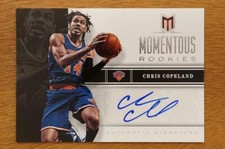 2012-13 Panini Momentum Momentous Rookies Chris Copeland #54 Rookie Auto RC