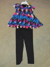 Nicole Miller Girls 2 Piece Outfit - Size 5 - NWT